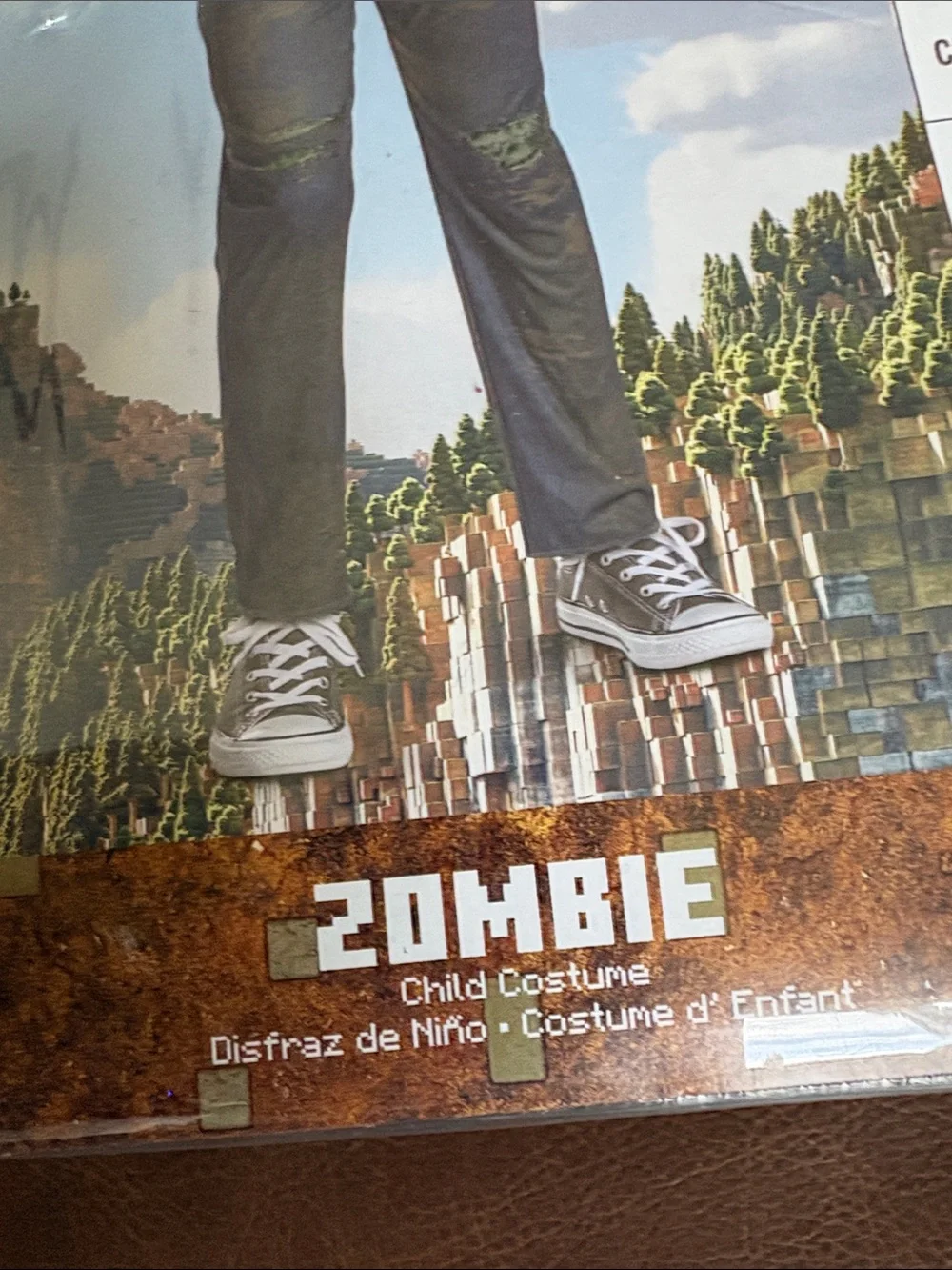 Minecraft Zombie Costume L (10-12) new
